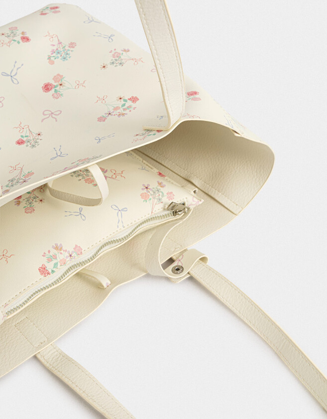 Shopper Cartera Shopper Estampada - Estampado Flores