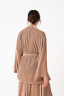 KIMONO EN VELVET Beige