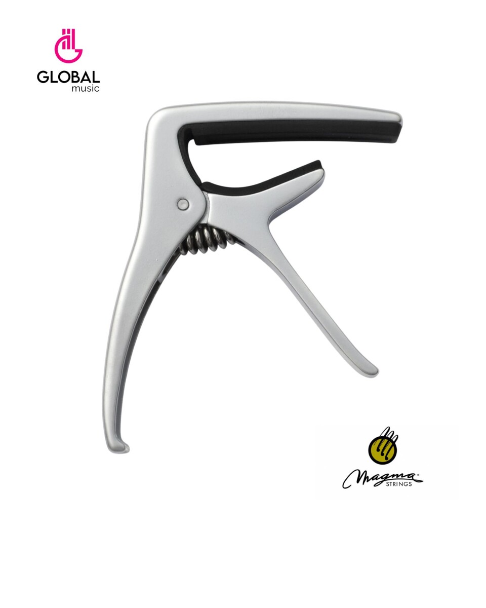 Capo Magma Para Guitarra Acustica Y Electrica Silver MC-02 