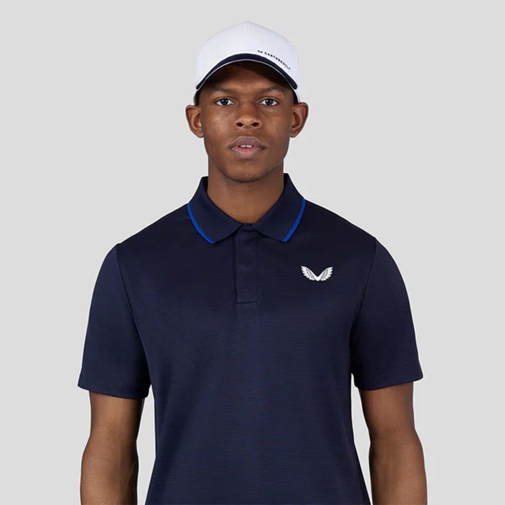 Tonal Stripe Polo - Hombre Midnight Navy