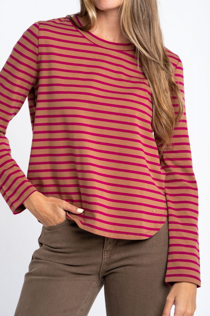 Remera Rayada Algodón Multi