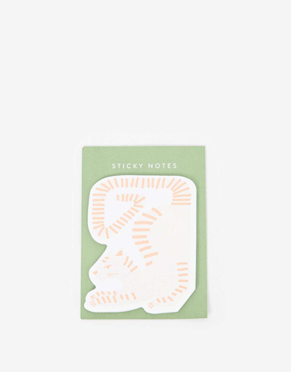 Sticky Notes Tigre - Combinacion Multicolor 