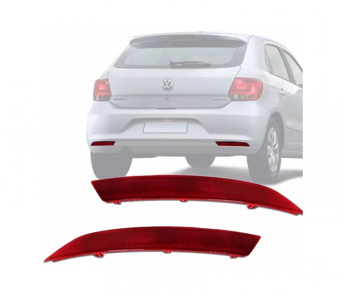 REFLECTOR DE PARAGOLPE TRASERO IZQUIERDO GOL G6 HATCH 13/16 