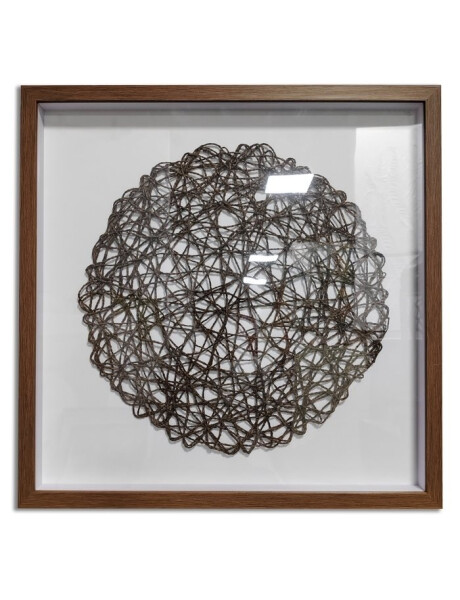CUADRO CANVAS 50x50cm MANDALA MARRÓN CUADRO CANVAS 50x50cm MANDALA MARRÓN