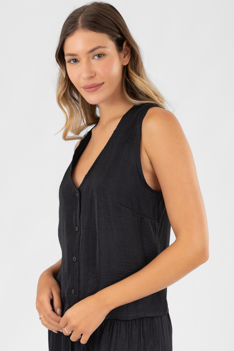 Vest pijama Negro