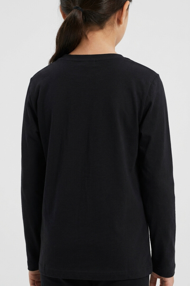 Camiseta manga larga NEGRO