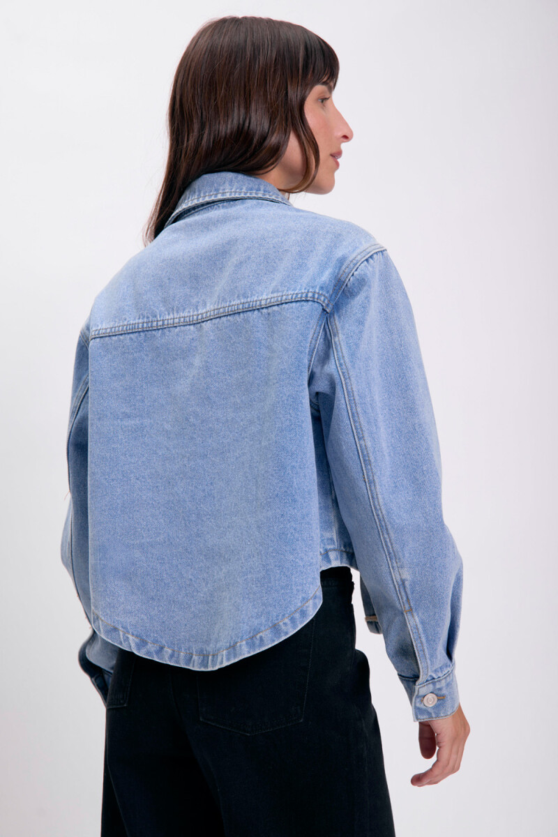 Sobrecamisa jean Azul