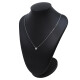 Dije en oro 18k blanco y brillante Dije en oro 18k blanco y brillante