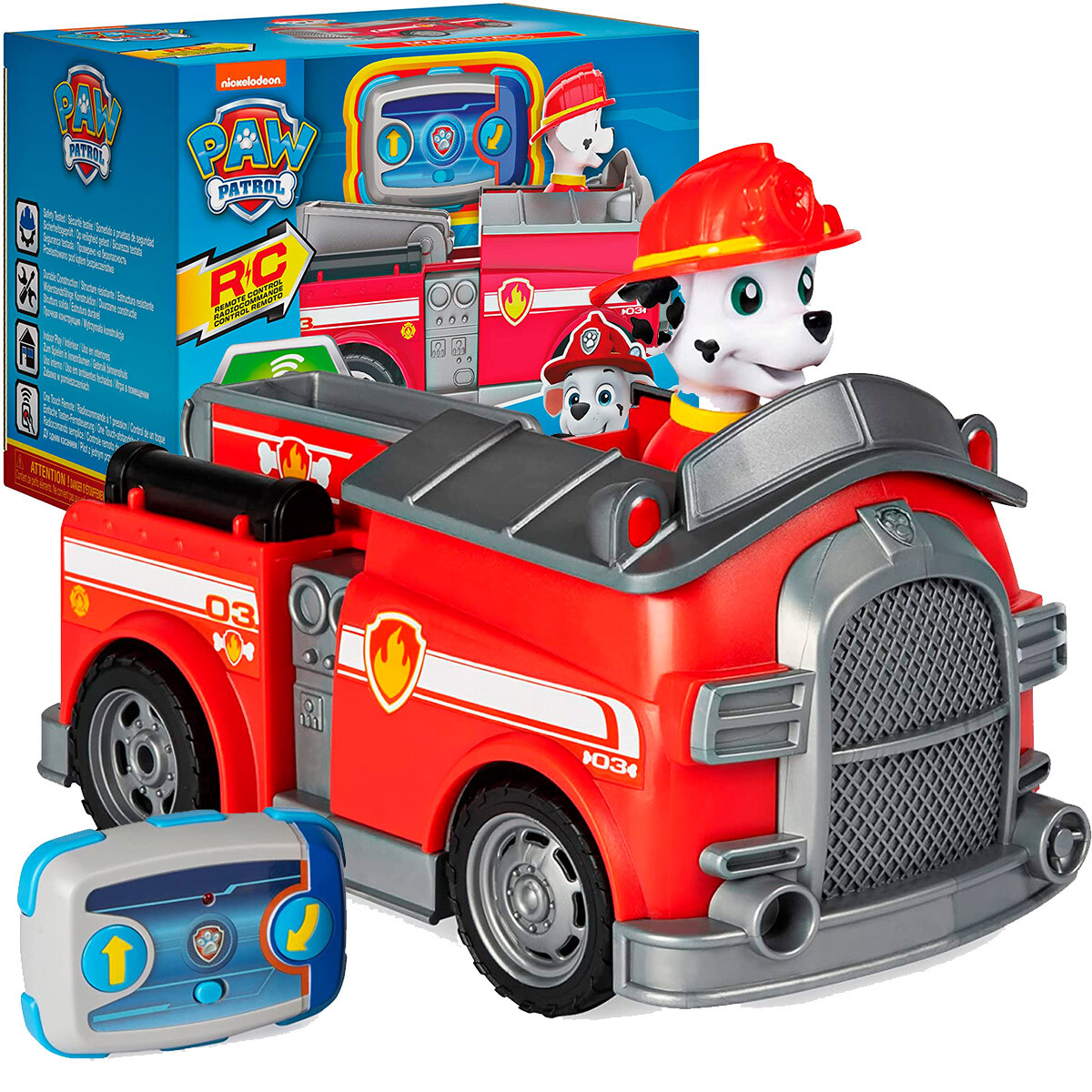 Vehículos Paw Patrol A Control Remoto Juguete 15 Cm - Marshall 