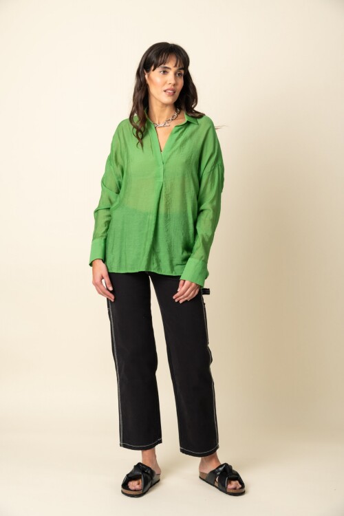 Camisa Lara lisa Verde