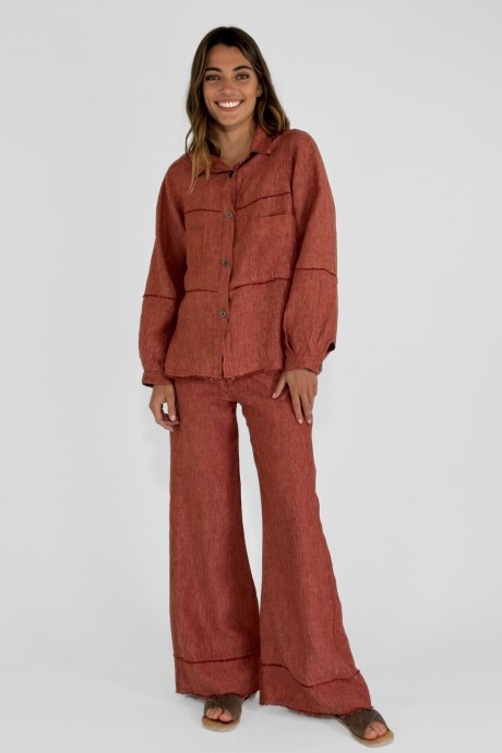 PANTALON RUFINA Ladrillo