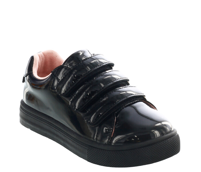 Zapato MANDEL con tiras de charol Black