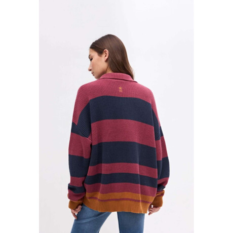 Buzo punto Pemma Burugundy