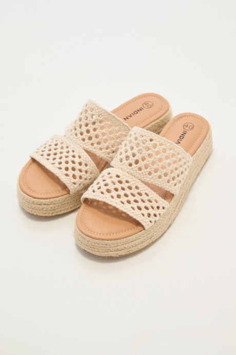 Sandalia Gieora Crudo / Natural