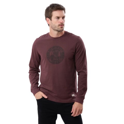 T-SHIRT XS-3XL BORDO
