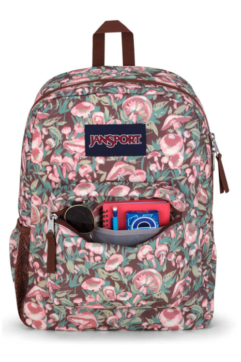MOCHILA JANSPORT CROSS TOWN PAINTERLY MUSHROOMS