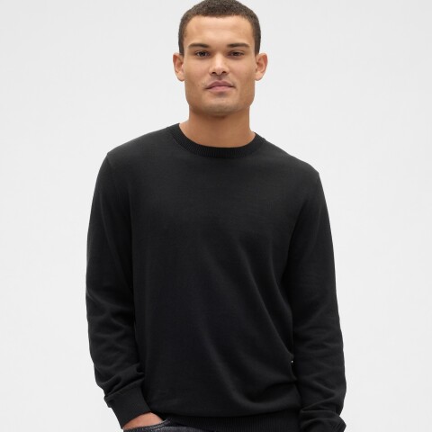 V-FA25 SOLID CORE CREW TRUE BLACK