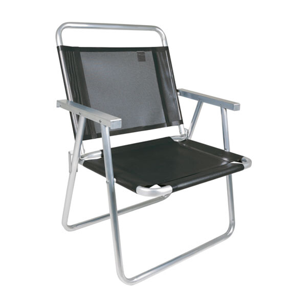 SILLA OVERSIZE ALUMÍNIO NEGRA NEGRO