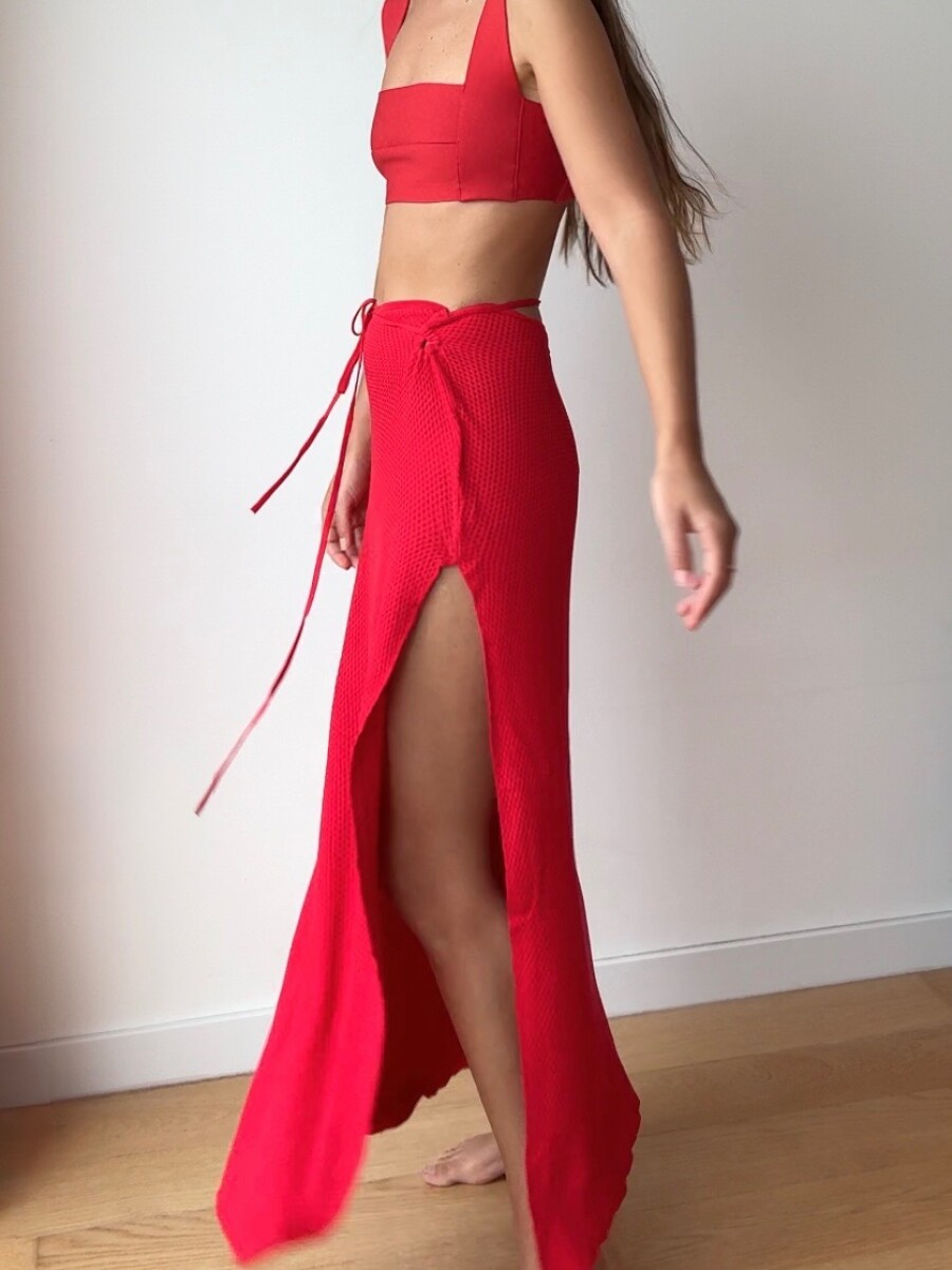 Falda Sicilia SS26 - Red 