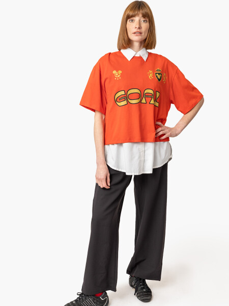 REMERA GOOFY 28 LADRILLO