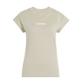 Remera de Mujer Adidas W Lin Sj T Beige