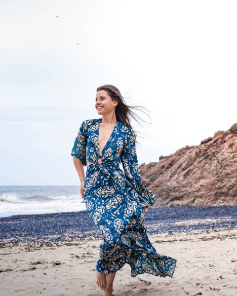 ALBA DRESS AZUL PRINT