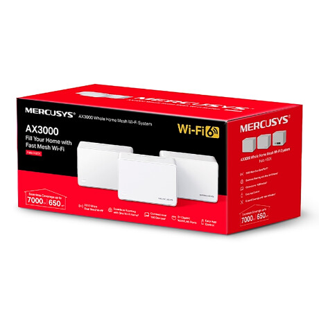 Access Point Mercusys Halo H80X 2,4GHZ/5GHZ AX3000 Pack X3 001