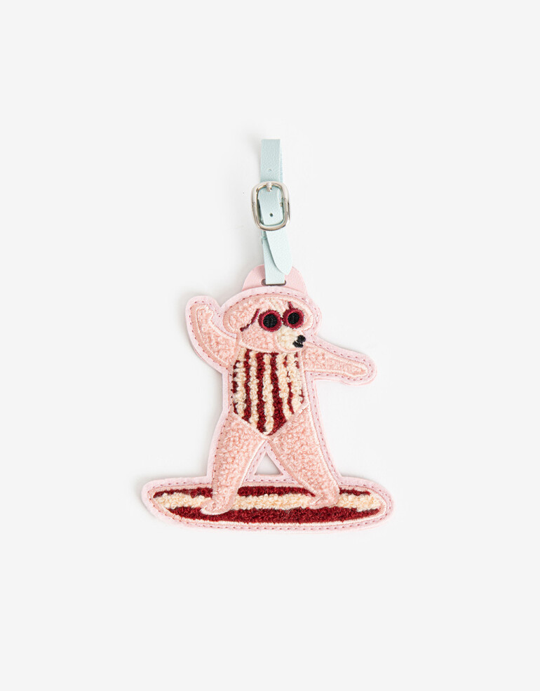 Tags Identificador De Valija Perro Surfer - Combinacion Multicolor