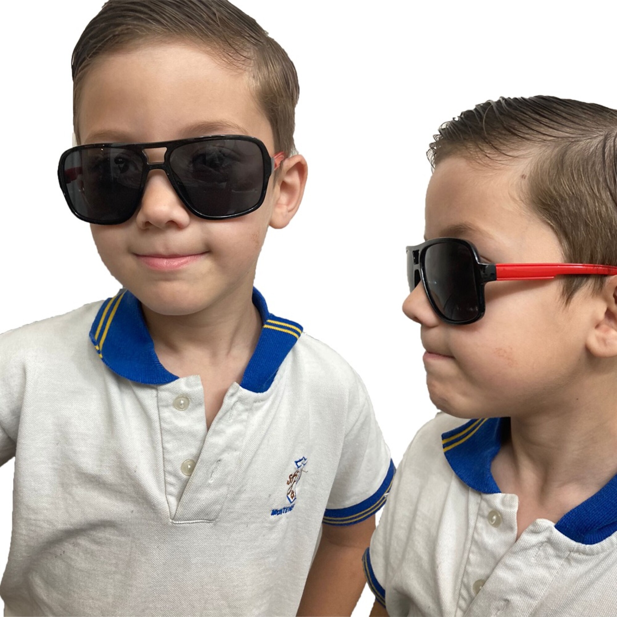 Lentes de Sol Infantil Occhiali Filtro UV400 Estuche Msp - NEGRO — Universo  Binario