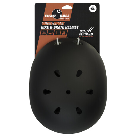 Casco Negro de Niño / Adolescente Eight Ball Black Youth 14+ Casco Negro de Niño / Adolescente Eight Ball Black Youth 14+