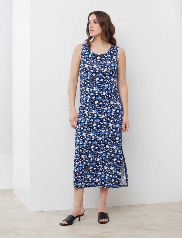 Vestido Flower AZUL/MULTI