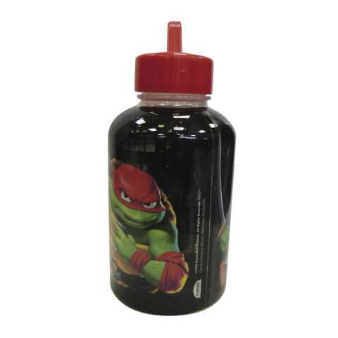 Botella Plástica Tortugas Ninjas 280ml con Agarre U