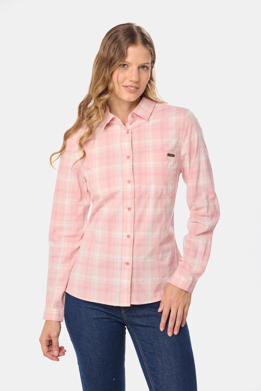 CAMISA A CUADROS Rosado