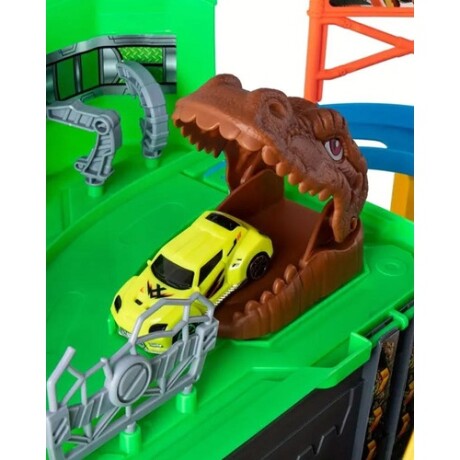 Pista de autos con lanzador Dino Box Loop 360 Pista de autos con lanzador Dino Box Loop 360