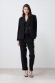 Blazer clásico un botón negro