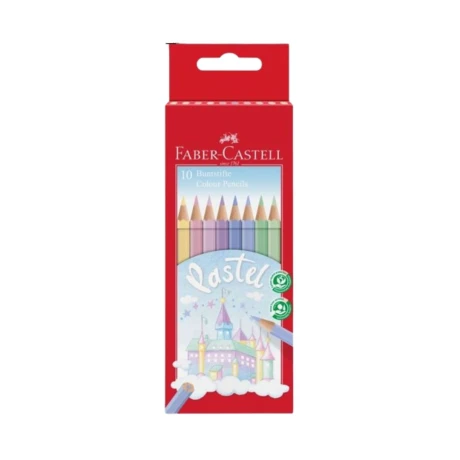 Lapices de Color pastel Faber Castell 10u Lapices de Color pastel Faber Castell 10u