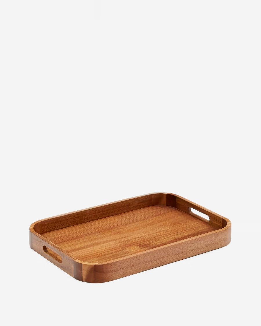 Bandeja grande Sesilu de madera de acacia FSC 100% Bandeja grande Sesilu de madera de acacia FSC 100%