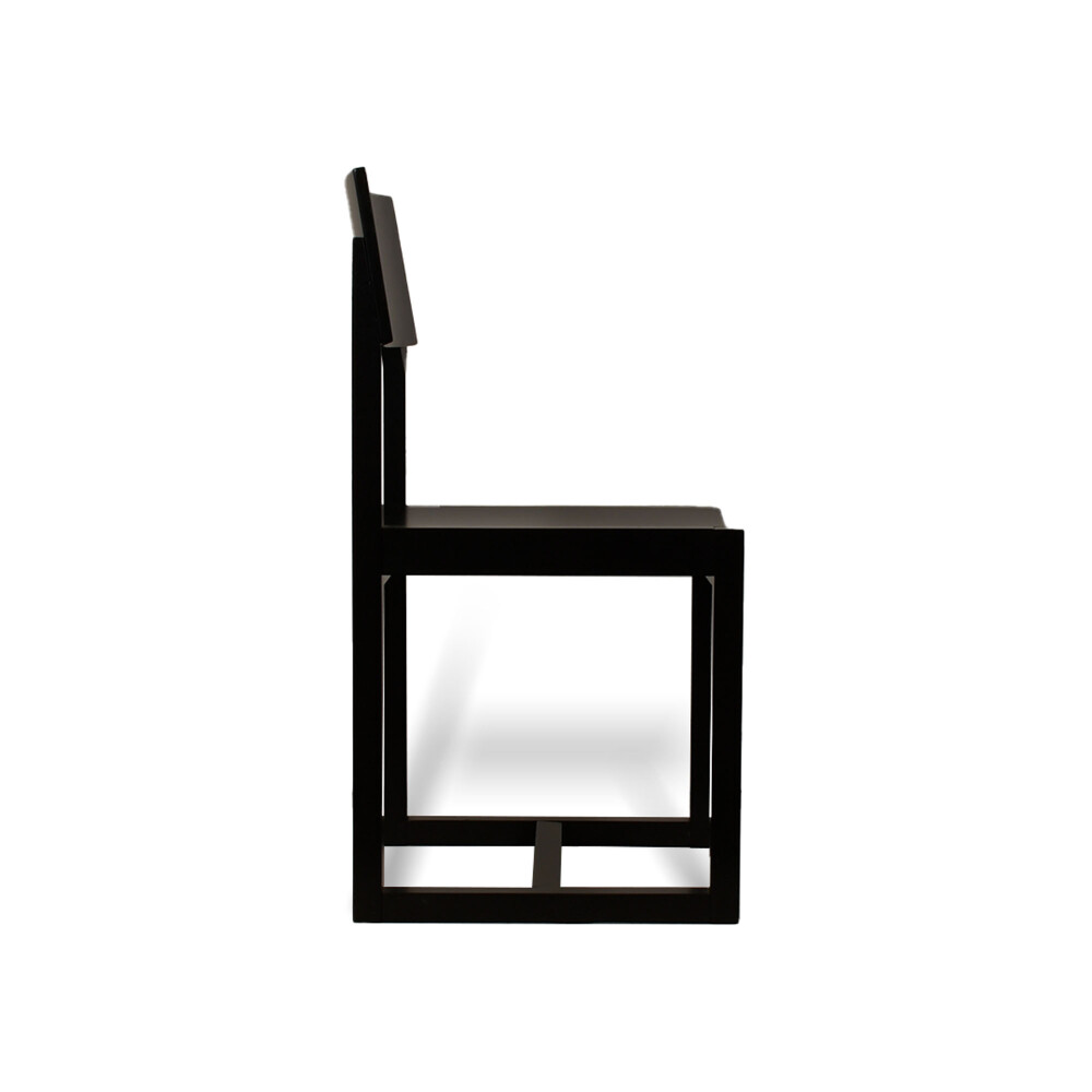 SILLA DE COMEDOR MADERA NEGRO ÉBANO