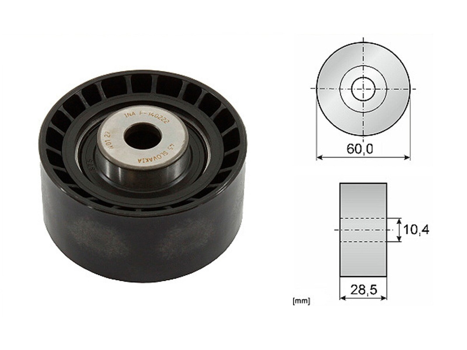 Tensor Guia Correa Dist. Ford Escort/Contour/Mondeo 93-14 