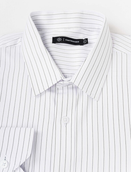 Camisa m/l jacquard slim Camisa m/l jacquard slim