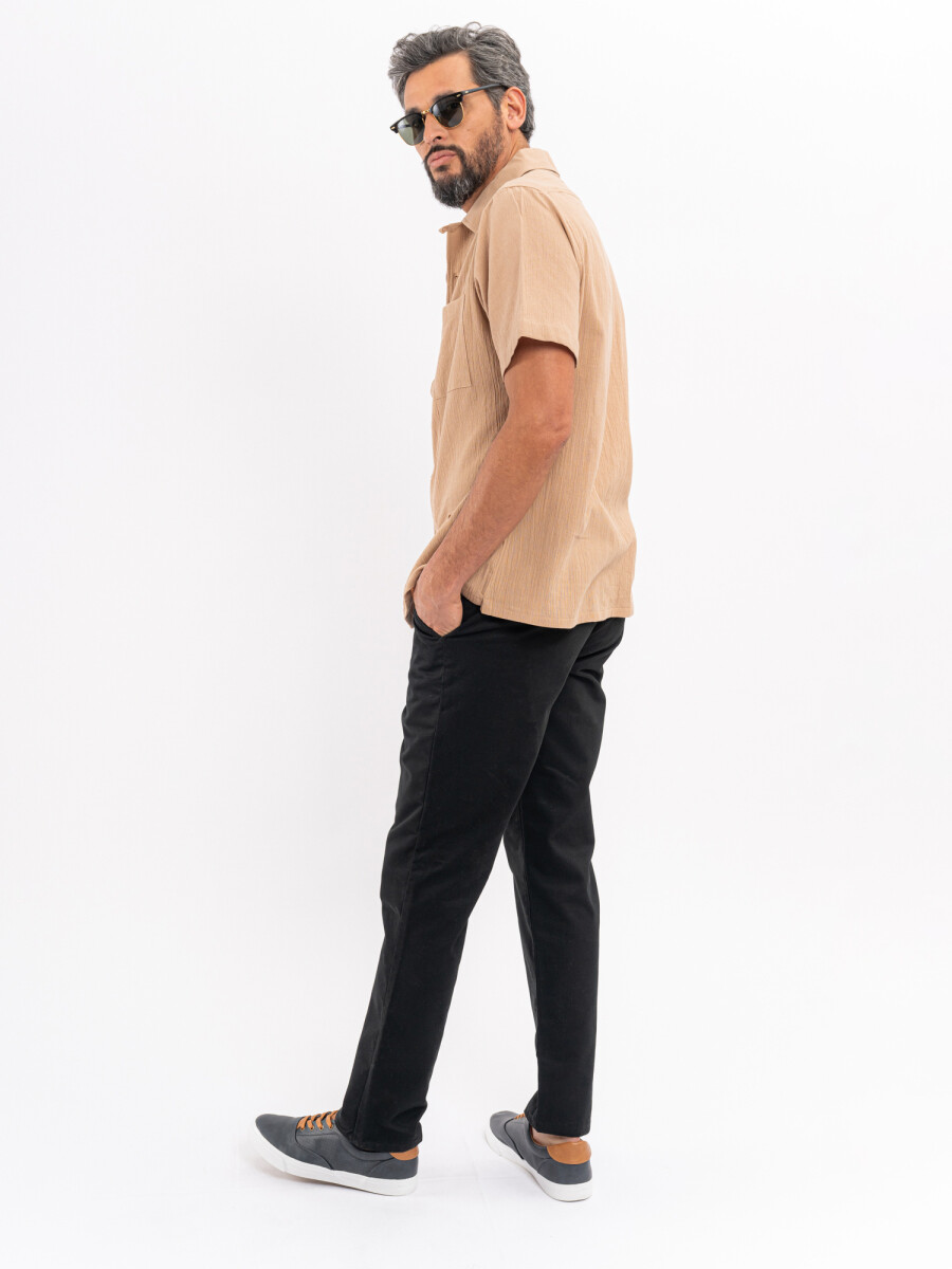 Pantalon chino - negro 