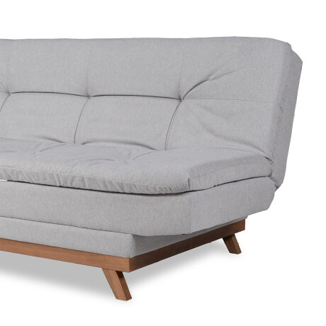 Sofá Cama Turim - Tela Microfibra 2159 (Gris)