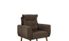 Sofa Sillon Poltrona 1 Cuerpo Dakota - Marrón Sofa Sillon Poltrona 1 Cuerpo Dakota - Marrón