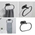 Set Accesorios De Baño Rollo Toalla Percha Juego 4 Piezas Adhesivo Acero Inoxidable Imback Color Negro Set Accesorios De Baño Rollo Toalla Percha Juego 4 Piezas Adhesivo Acero Inoxidable Imback Color Negro