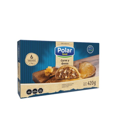 EMPANADAS DE CARNE Y QUESO X6 POLAR FOOD +SOLO PDE O WEB+ EMPANADAS DE CARNE Y QUESO X6 POLAR FOOD +SOLO PDE O WEB+
