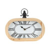 RELOJ DE MESA MADERA OVALADO RELOJ DE MESA MADERA OVALADO