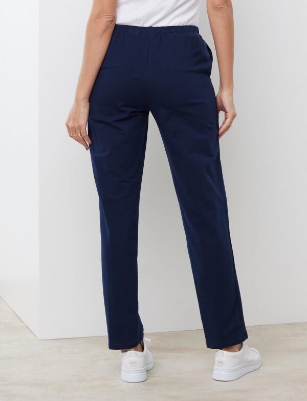 Pantalon Yoga Algodon AZUL