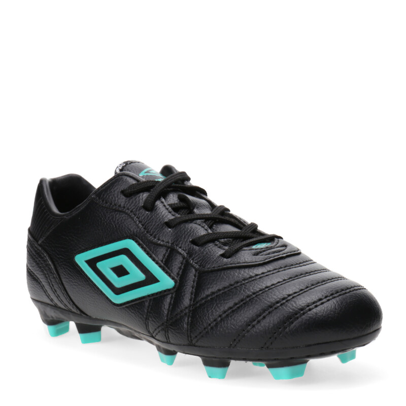 Championes de Fútbol 11 Infantiles Umbro Touch HG Negro - Verde Agua