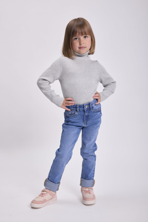 Pantalón jean skinny Azul Medio