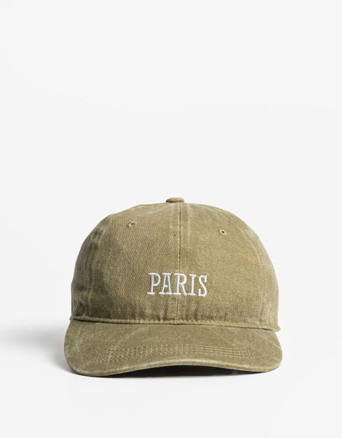 Caps Gorra Canvas Bordada - Verde Militar